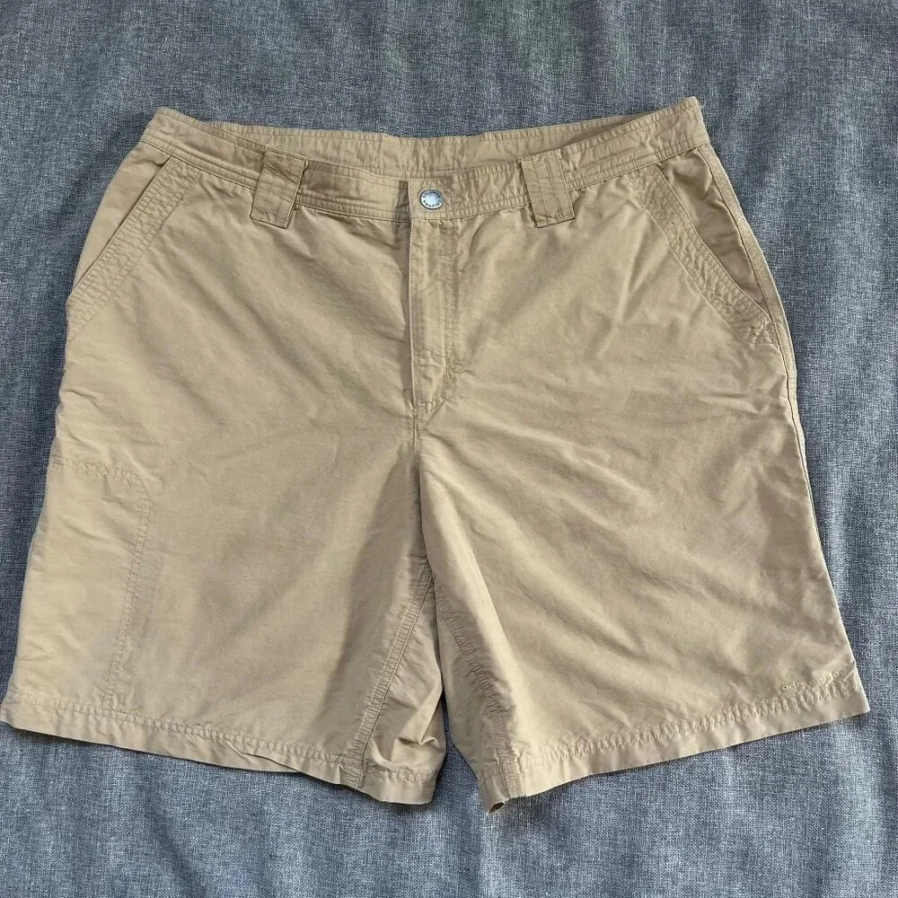 Colombia Mens‎ Shorts 40 Khaki Omni shade